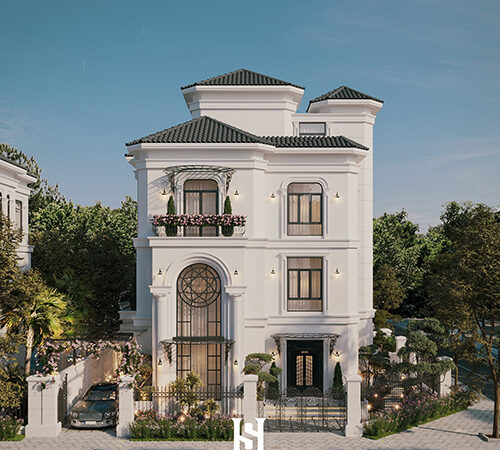 THIẾT KẾ KIẾN TRÚC BIỆT THỰ NGỌC TRAI VINHOMES OCEANPARK