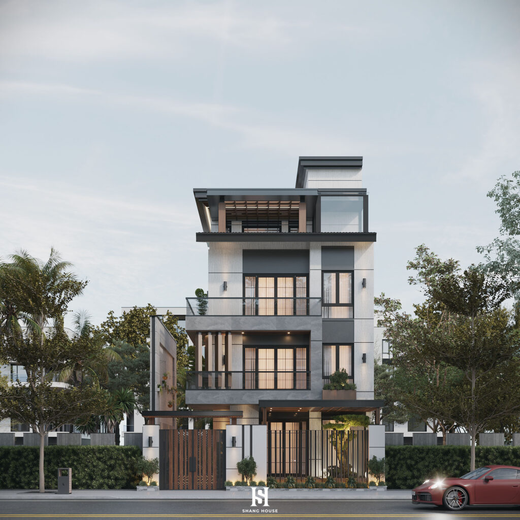 THIẾT KẾ KIẾN TRÚC BIỆT THỰ TASCO