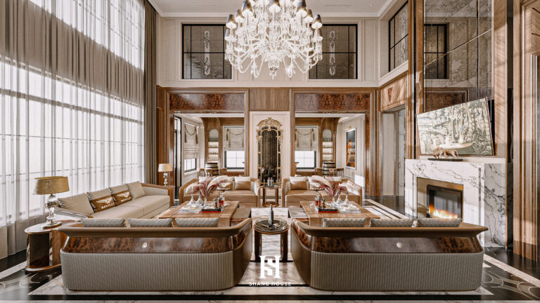 THIẾT KẾ NỘI THẤT BIỆT THỰ ROSE VILLA - LONG BIÊN, HÀ NỘI